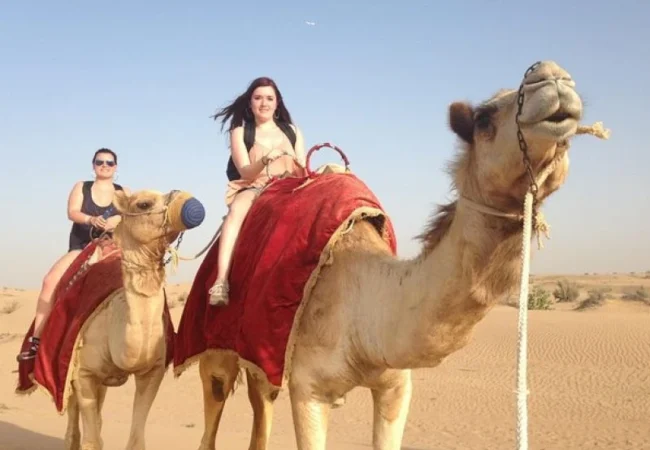 Camel ride experience in the Lahbab desert Dubai - Desert Buggy Rental Dubai