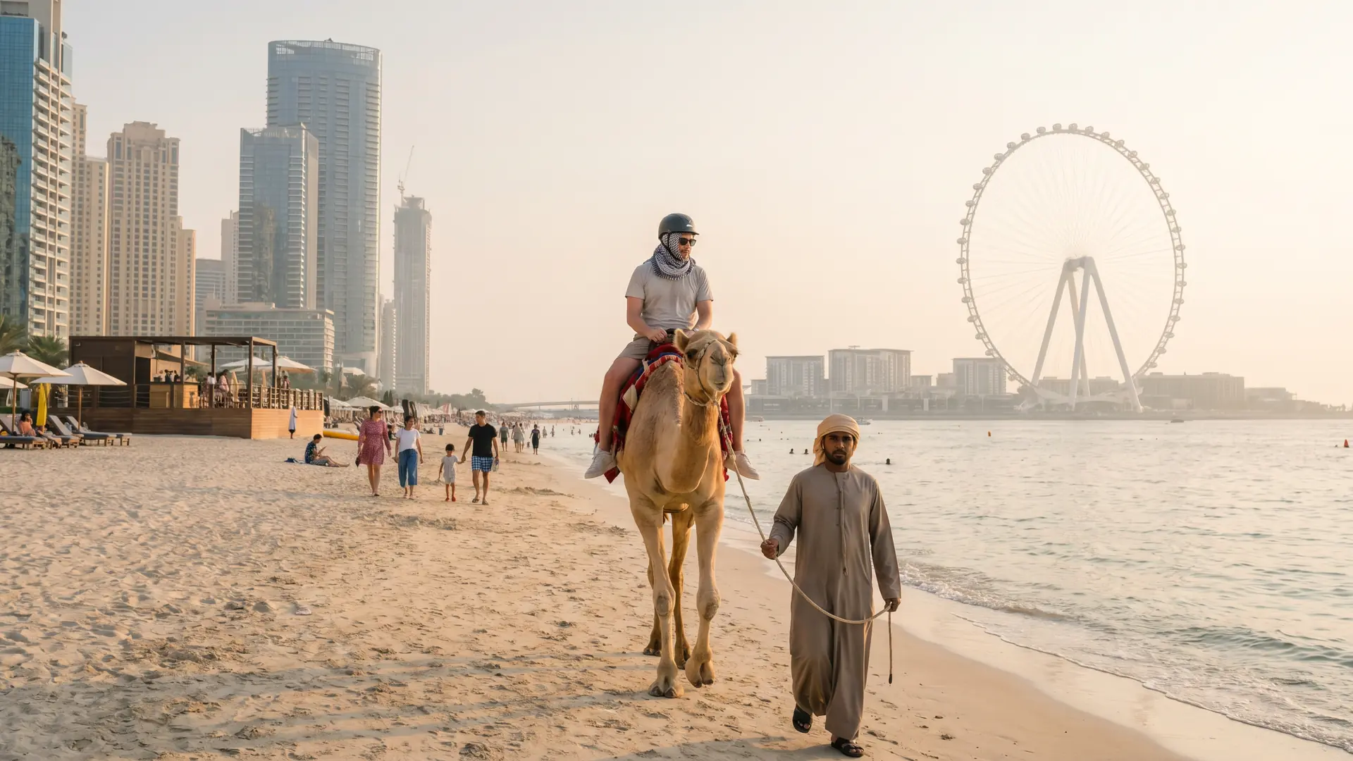 Camel Ride JBR Beach - Desert Buggy Rental Dubai