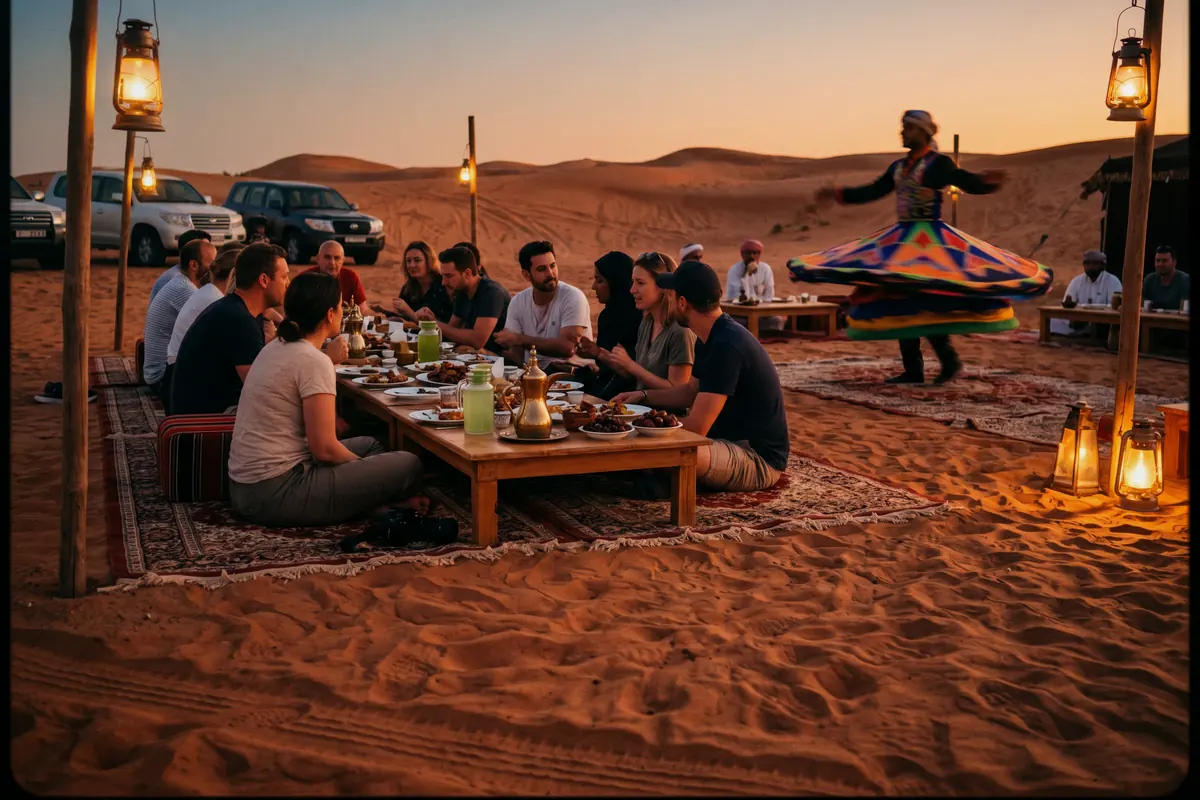 Desert Safari Dubai Price Guide desert safari scene in Lahbab red dunes Dubai - Desert Buggy Rental Dubai