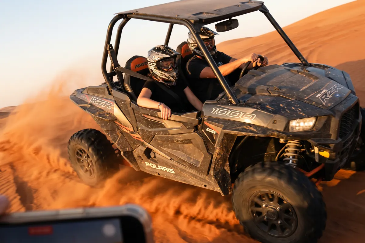 30 Minute Dune Buggy Dubai Polaris dune buggy ride in Lahbab red dunes Dubai - Desert Buggy Rental Dubai