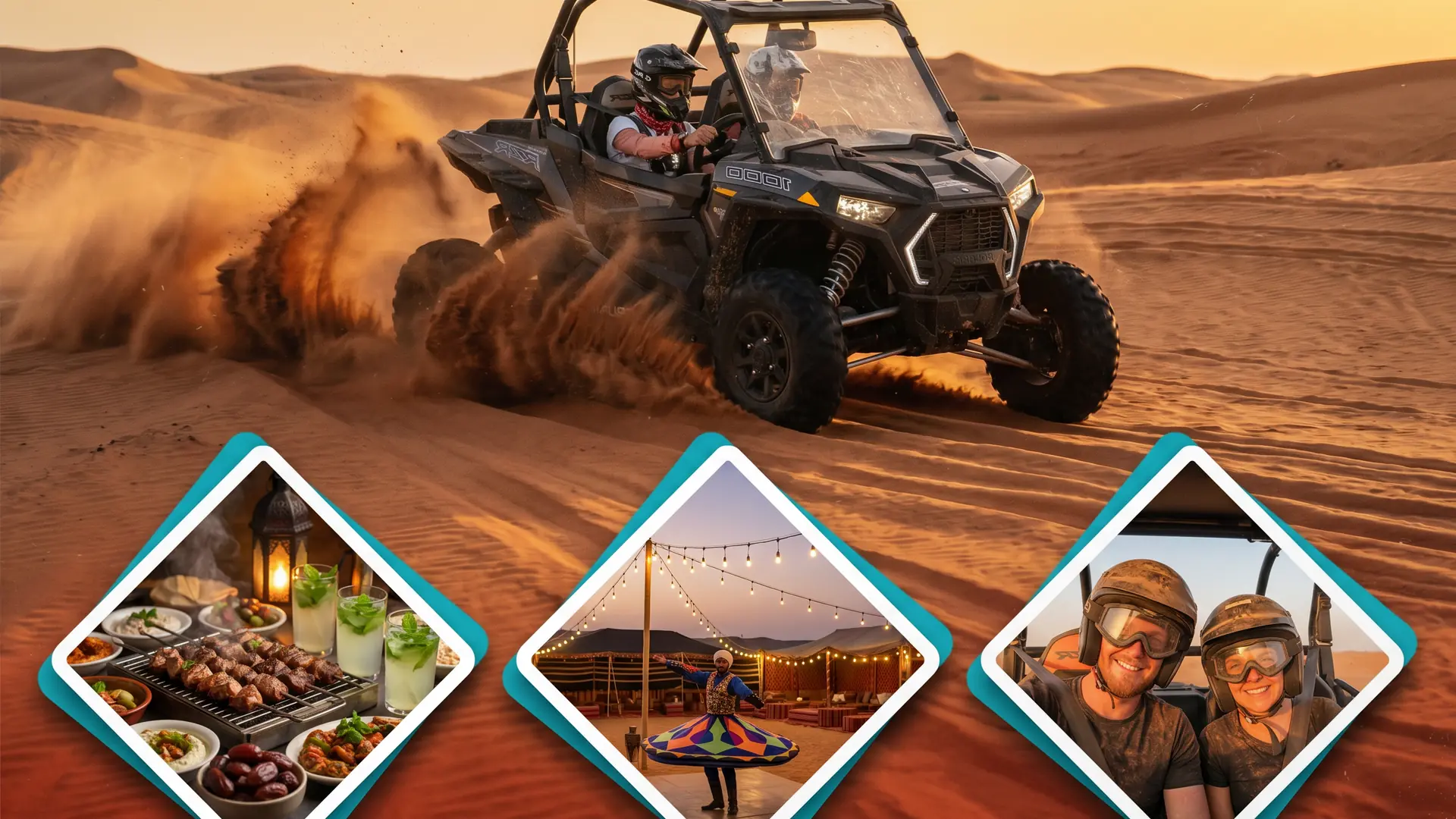 30 Minute Dune Buggy Dubai combo package with Dubai desert activities - Desert Buggy Rental Dubai