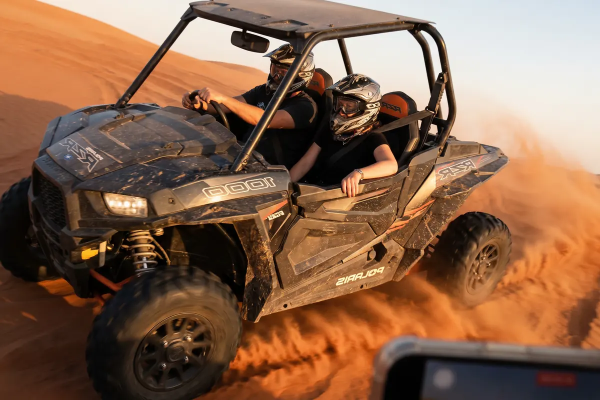 Polaris vs Can-Am Buggy Dubai comparison visual for Dubai desert tours - Desert Buggy Rental Dubai