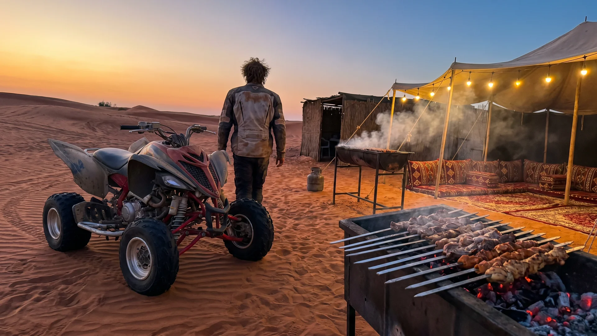 Quad + BBQ combo - Desert Buggy Rental Dubai