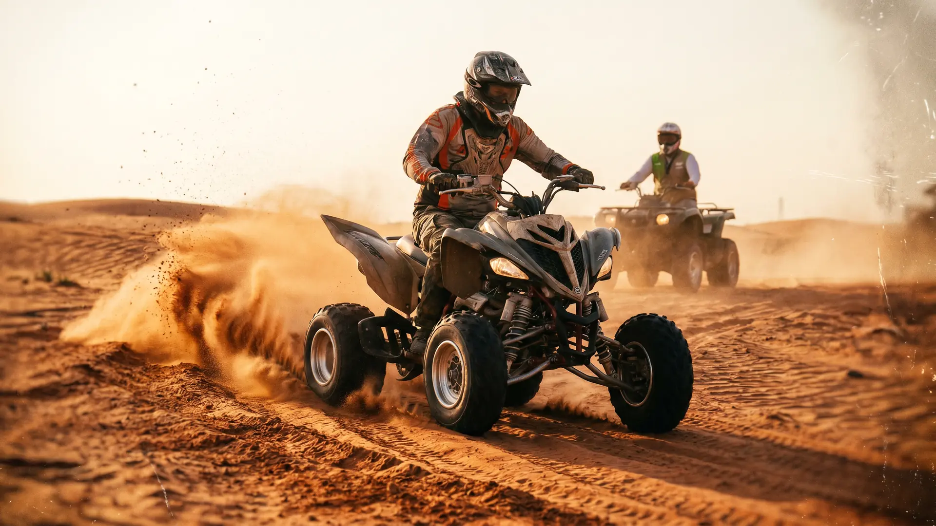 Sport Quad 625cc in Lahbab red dunes Dubai - Desert Buggy Rental Dubai
