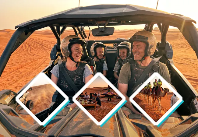 Hub combo quad et safari à Dubai avec activités dans le désert de Dubai - Location de buggys du désert à Dubaï