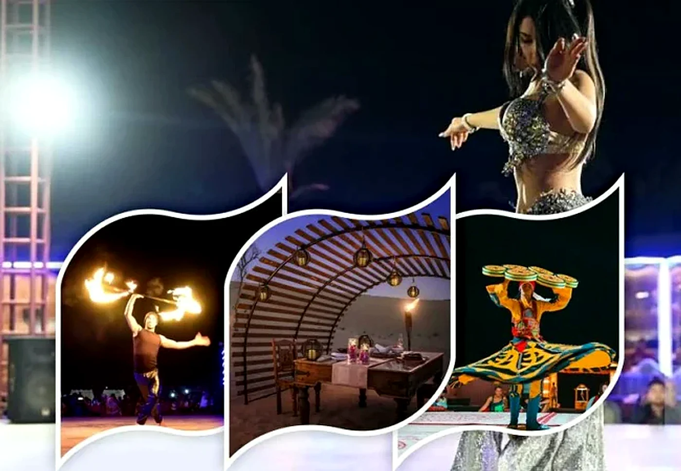 Private classic red dune evening desert safari camp in Dubai - Desert Buggy Rental Dubai