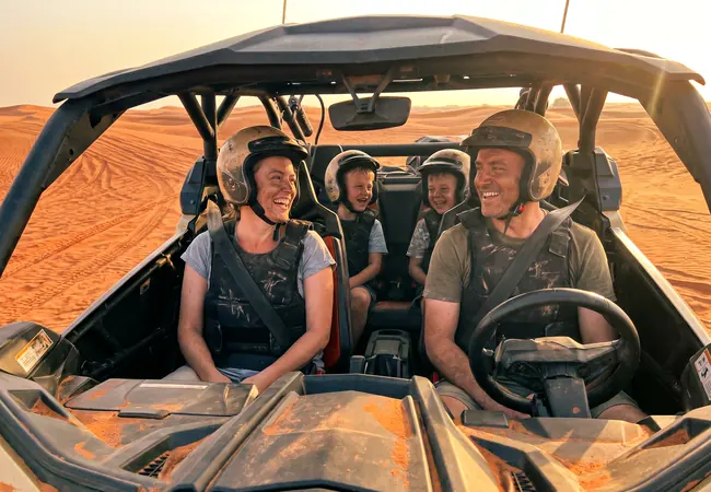Polaris RZR 1000 2-Seater Dubai combo package with Dubai desert activities - Desert Buggy Rental Dubai