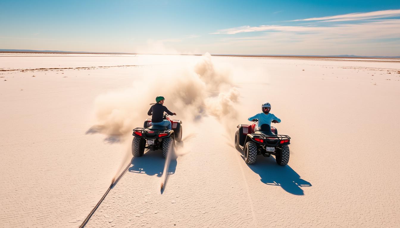 Quad Biking in Botswana’s Makgadikgadi Salt Pans