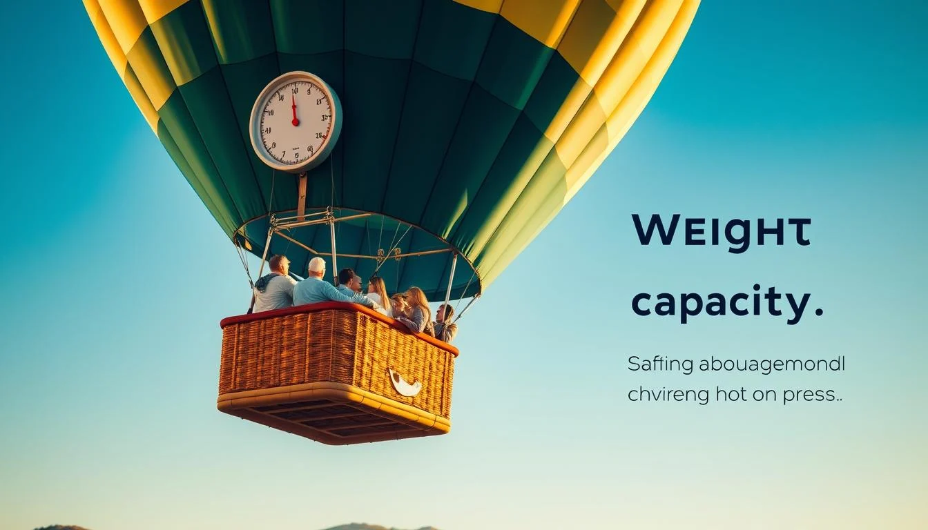 Can overweight people go on a hot air balloon?