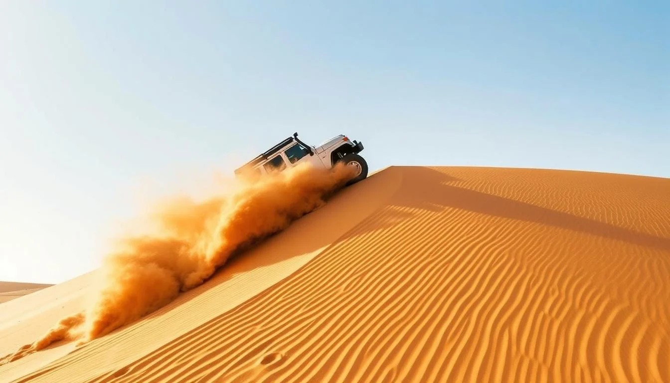 What to Expect During a Dune Bashing Experience in Dubai