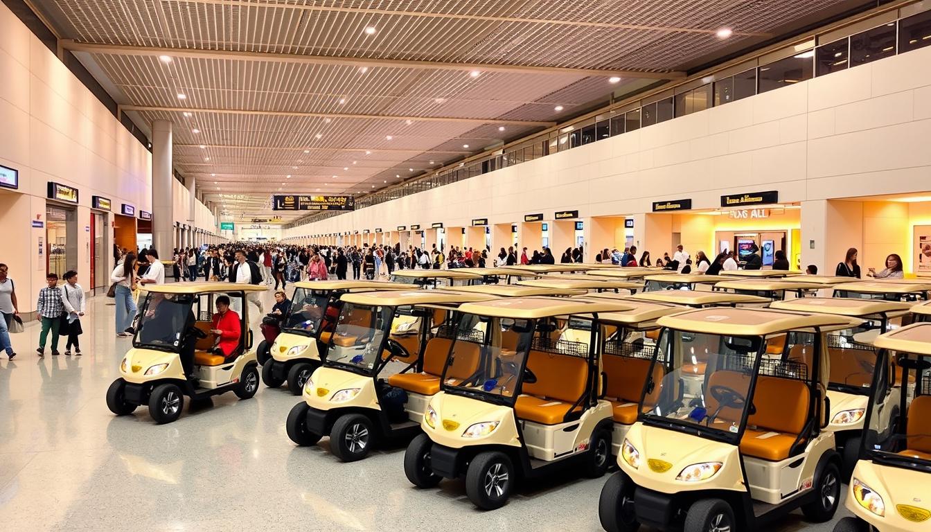 Is buggy available in Dubai Airport?