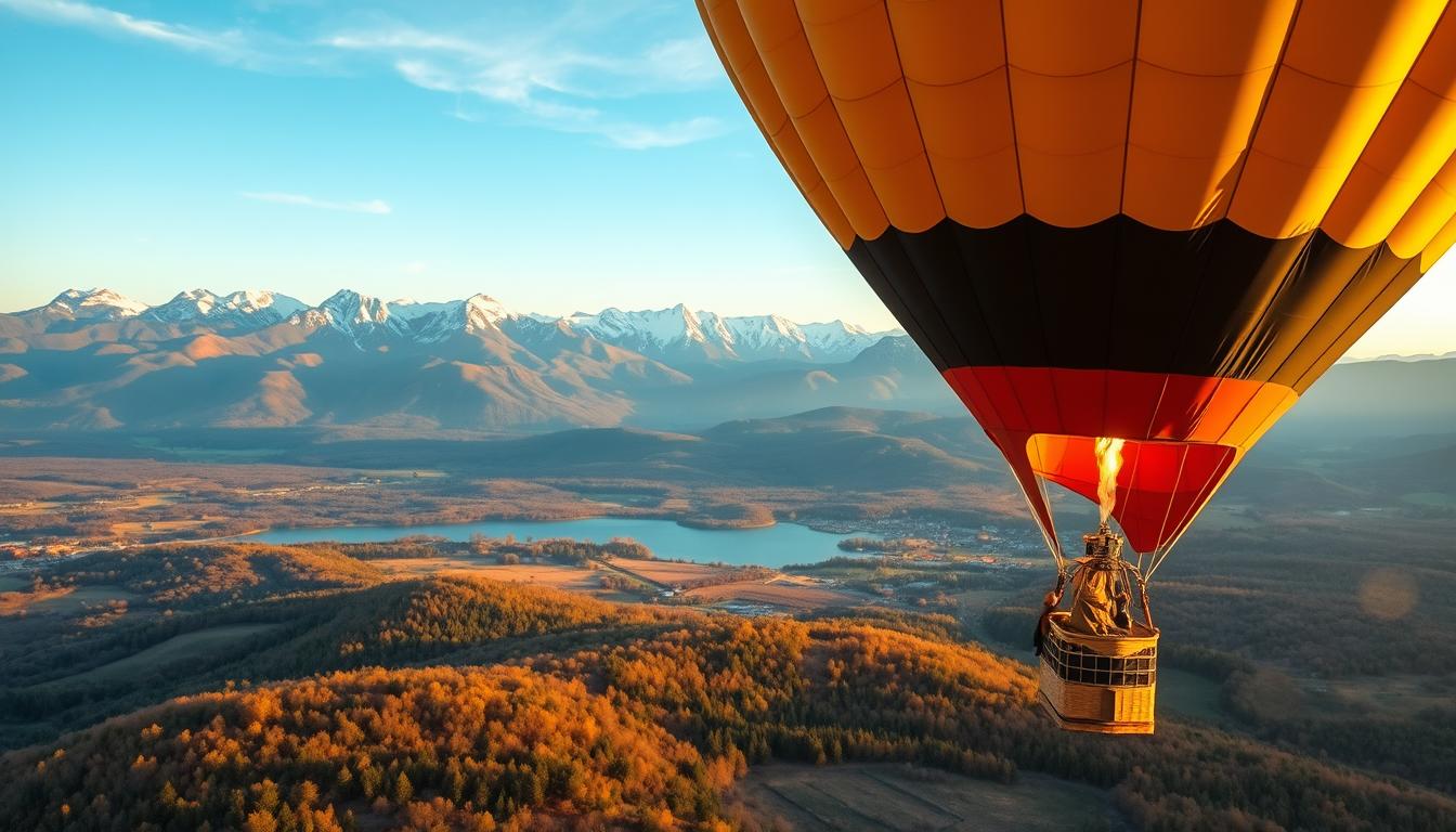 Colorful hot air balloons floating over the unique fairy chimney rock formations of Cappadocia, Turkey, at sunrise