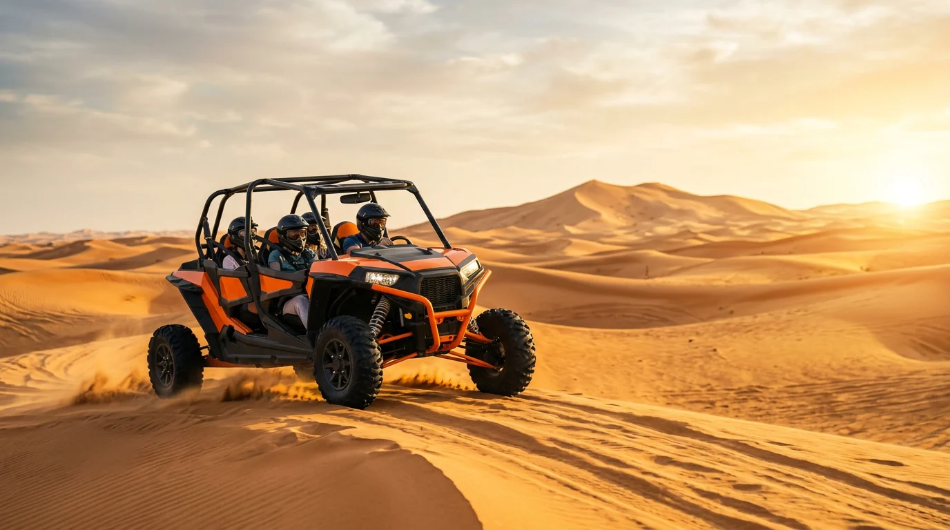 How to Drive a 4 Seater Buggy Safely in Dubai Dunes