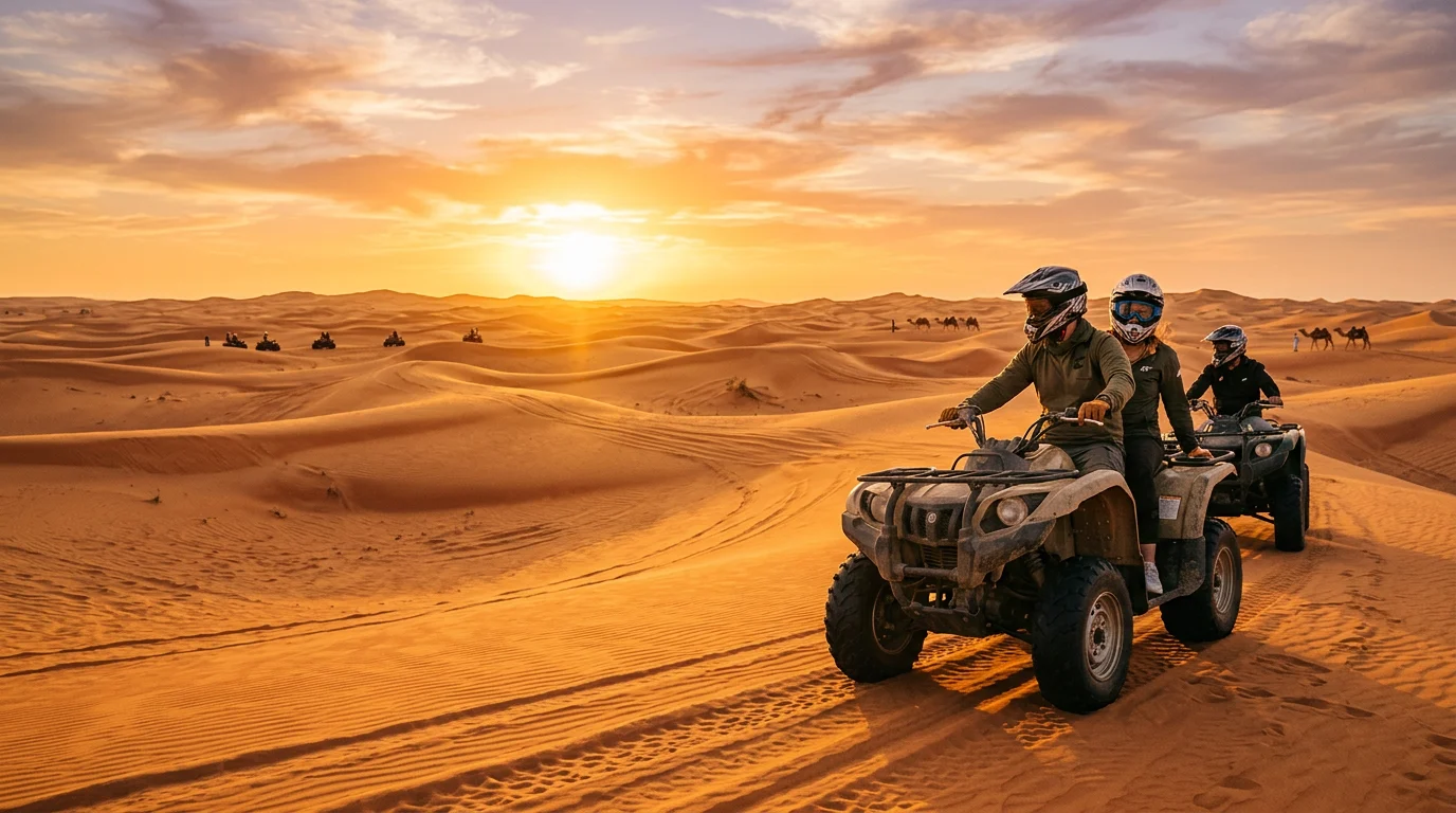 Is an ATV Ride Dubai Tour Safe for Beginners