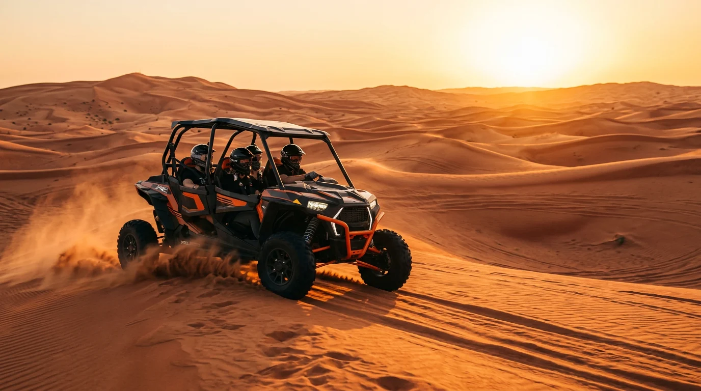 Wild Ride on a Lahbab Red Dunes Buggy Rental