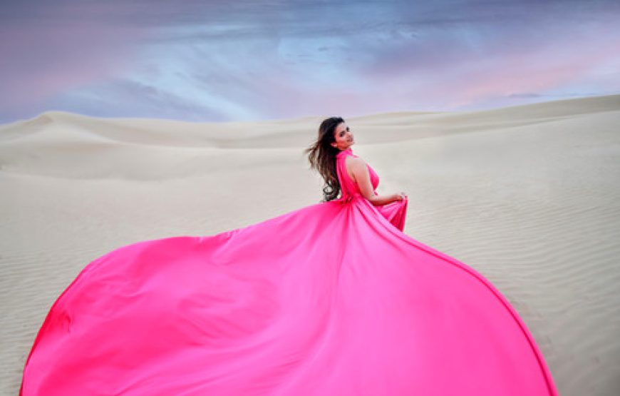 Desert Flying Dress Photoshoot ( VIP  Package)