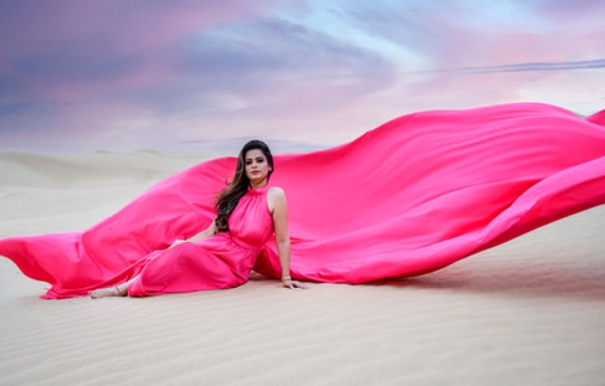 Desert Flying Dress Photoshoot (Gold Package)