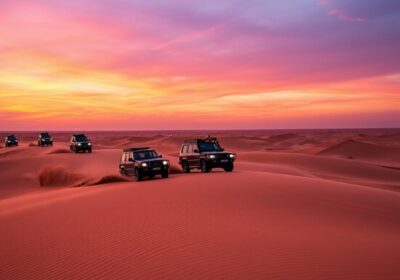 Evening dune bashing Dubai