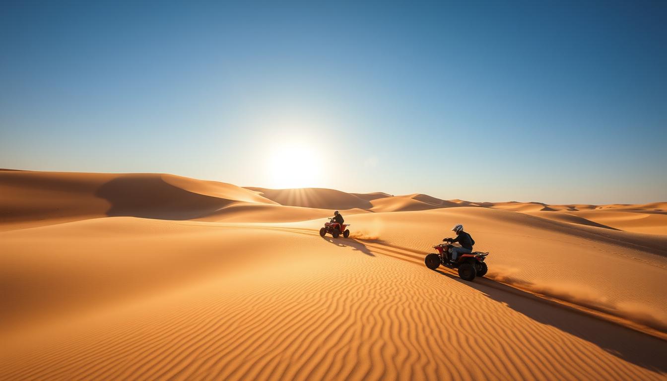 Sahara Desert Adventures in Western Sahara: Quad Biking through the Dunes