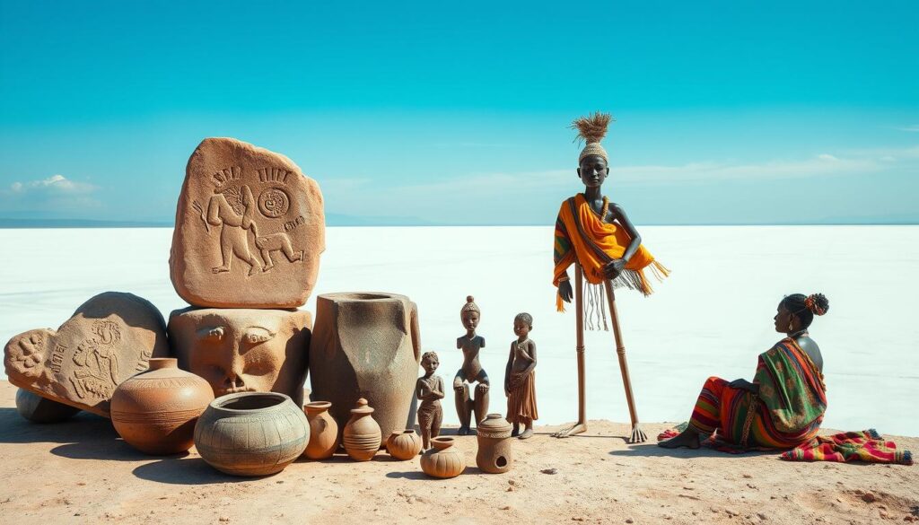 local culture and anthropological artifacts in the Makgadikgadi Pans