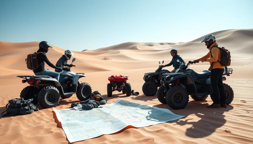 planning quad biking adventure