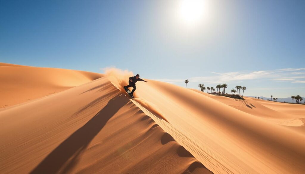 sandboarding in Huacachina