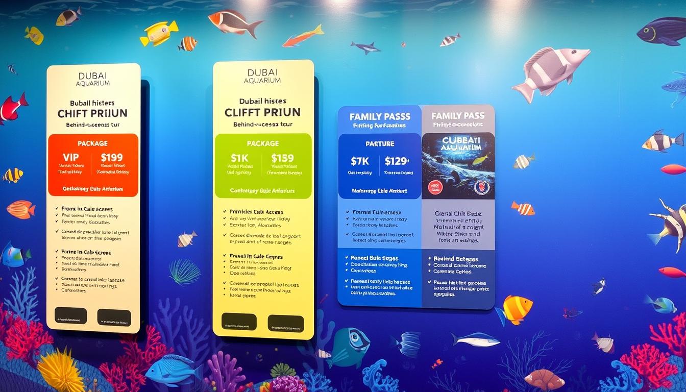 Dubai Aquarium ticket options