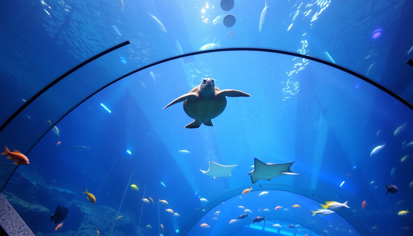 Dubai Mall aquarium tunnel