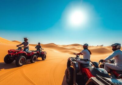 Dubai desert quad biking safety