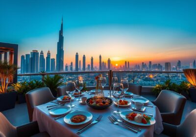 Dubai rooftop dining