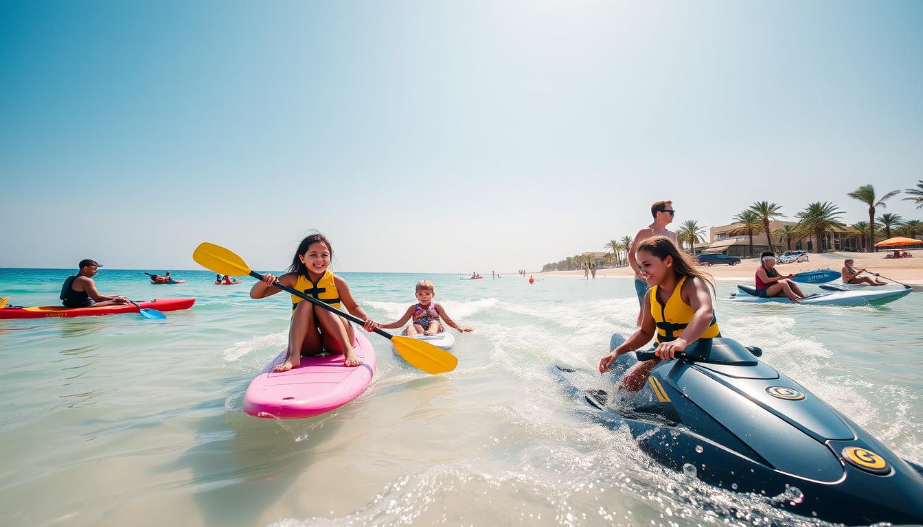 Family watersports Jumeirah Beach