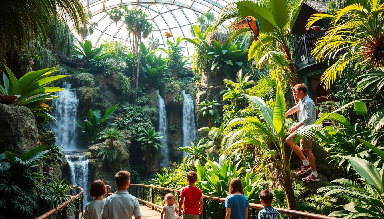 Green Planet Dubai indoor rainforest