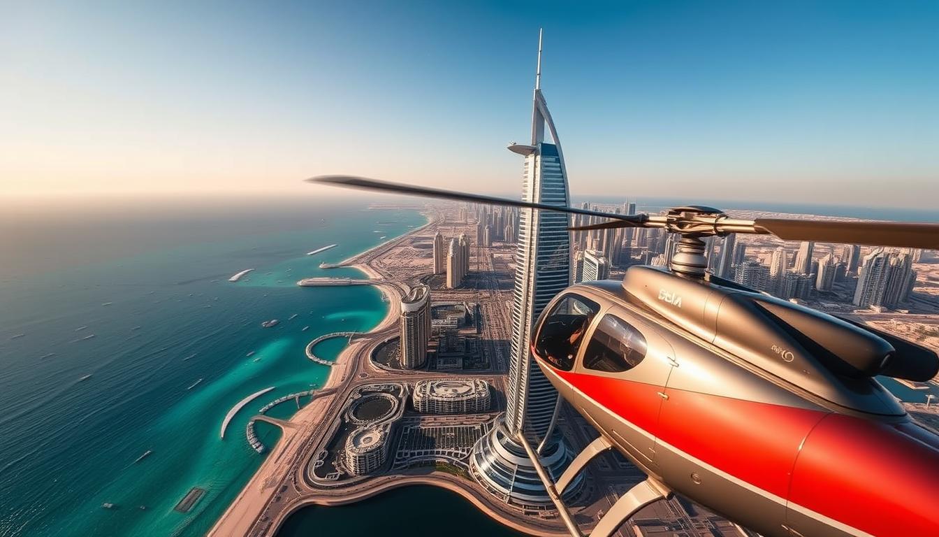 Helicopter tours Dubai