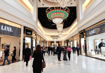 Luxury shops Mall of the Emirates