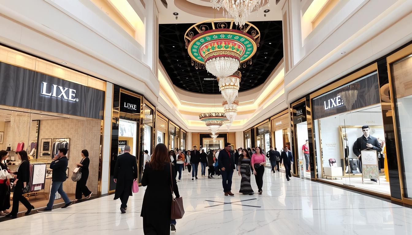 Luxury shops Mall of the Emirates