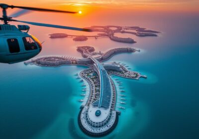 Palm Jumeirah helicopter ride