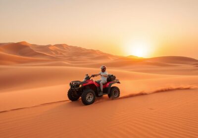 Quad biking in Dubai desert