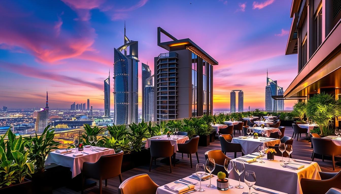 Rooftop restaurants Dubai