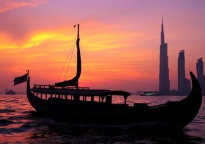 Sunset dhow cruise Dubai