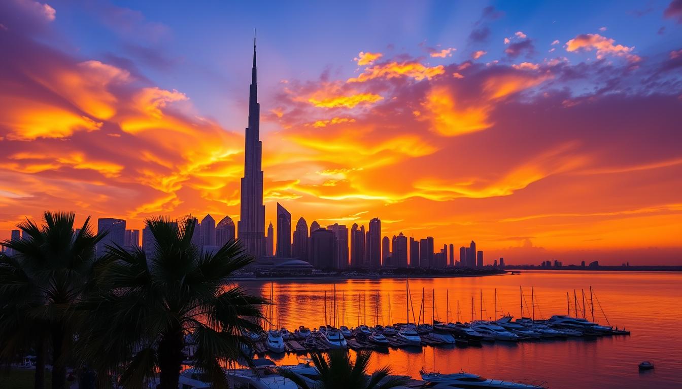 Sunset views Dubai