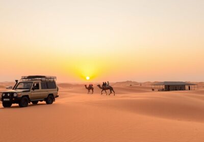 Dubai Production City eco safaris, sustainable desert adventures