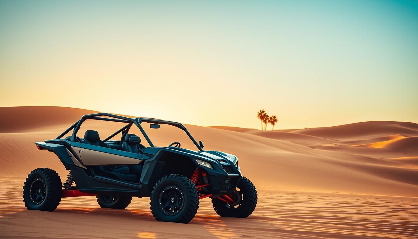 Dune buggy pickup near Arabian Ranches Dubai