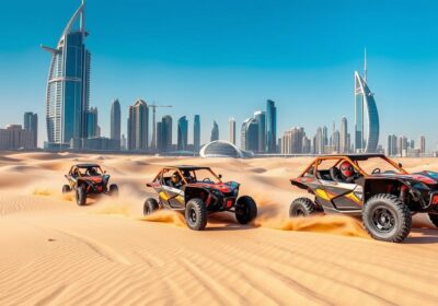 Dune buggy pickup near Dubai Healthcare City