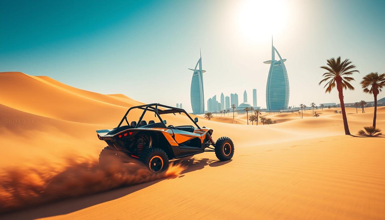 Dune buggy pickup near Jumeirah Dubai