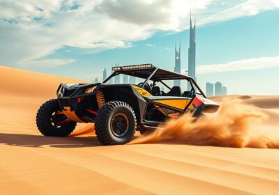 Dune buggy pickup near Jumeirah Lake Towers Dubai