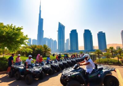 Quad Biking Tour Pickup Near Jumeirah Lake Towers Dubai