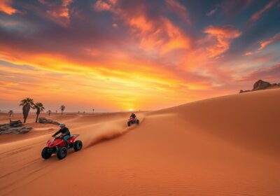 Quad biking Dubai Hatta road