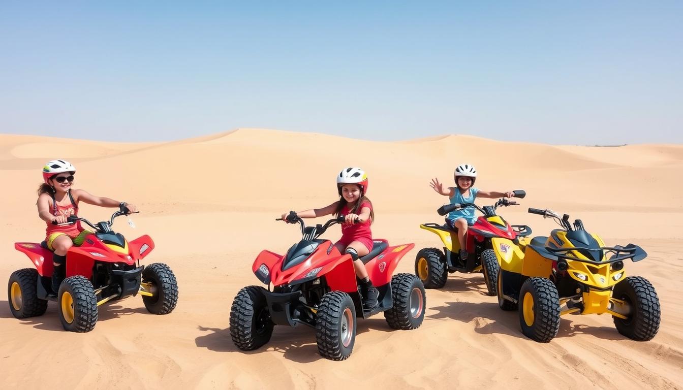 Safe quad biking for kids Dubai