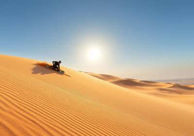 Sandboarding for beginners Dubai