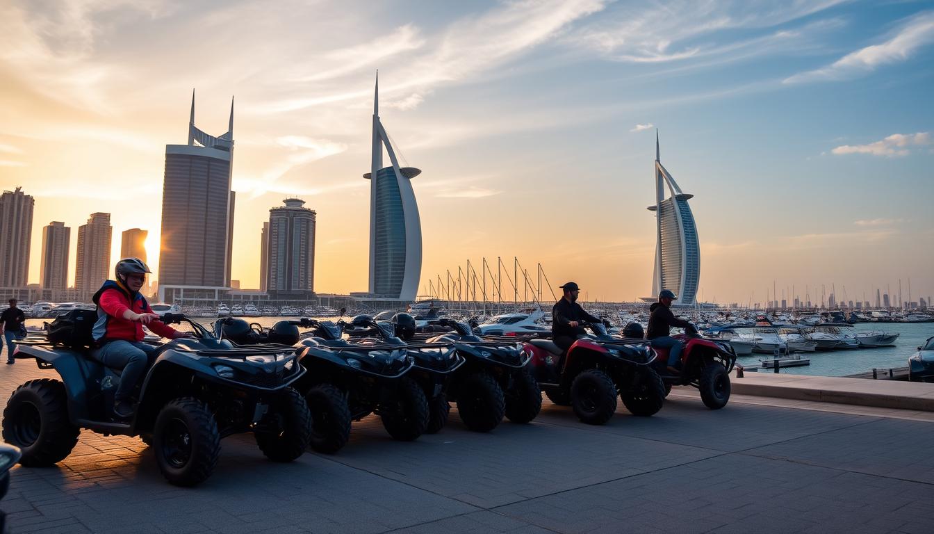 quad biking tour pickup near Dubai Marina Dubai